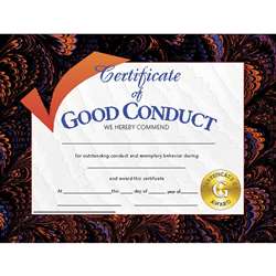 Certificates Good Conduct 30/Pk 8.5 X 11 By Hayes School Publishing