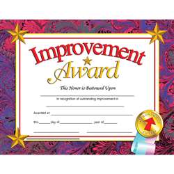 Certificates Improvement 30/Pk Award 8.5 X 11 Inkjet Laser By Hayes School Publishing