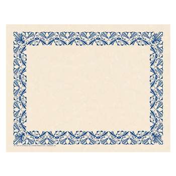 Art Deco Border Paper Blue, H-VA915