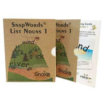 Snapwords Teaching Cards List N, HB-SWN1