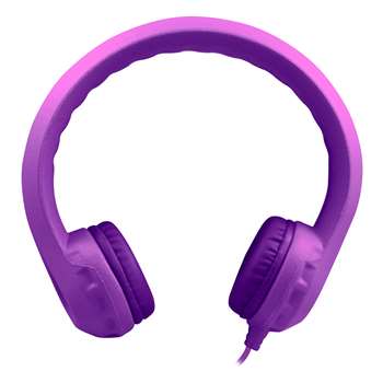 Purple Indestructible Headphone Flexphone Foam, HECKIDSPPL