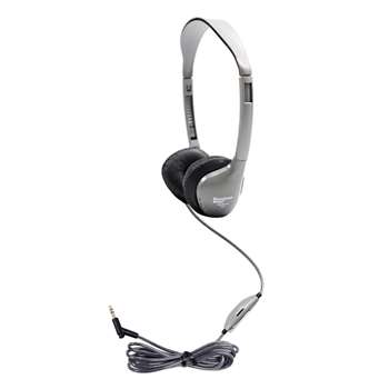 Personal Stereo Mono Headphones Leatherette Ear Cushions W/ Volume By Hamilton Electronics Vcom