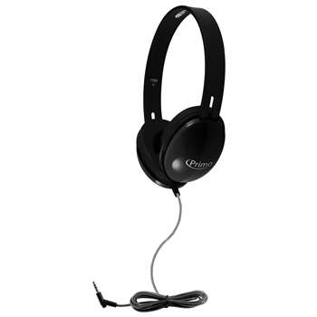 Primo Stereo Headphones Black, HECPRM100B