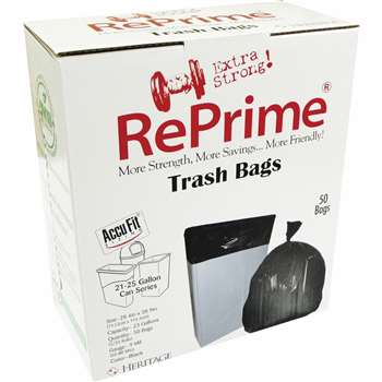 Heritage Accufit RePrime Trash Bags - HERH5645TKRC1