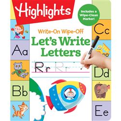 LETS WRITE LETTERS DRY ERASE BOOK - HFC9781629798837
