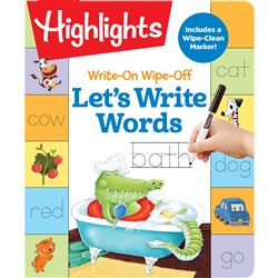 LETS WRITE WORDS DRY ERASE BOOK - HFC9781629799230
