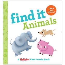 FIND IT ANIMALS BOARD BOOK - HFC9781684372515