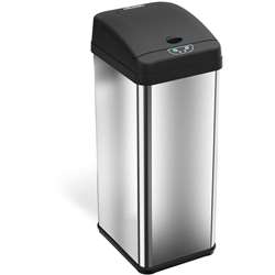 HLS Commercial 13-Gallon Sensor Trash Can - HLCHLS13MX