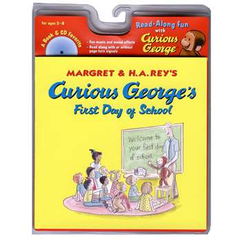 Curious Georges First Day Of School Book & Cd By Houghton Mifflin