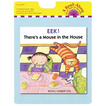 Eek Theres A Mouse In The House Carry Read Along Book & Cd By Houghton Mifflin