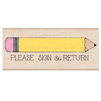 Please Sign & Return Pencil, HOAD435