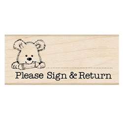 Please Sign & Return Pup, HOAD453