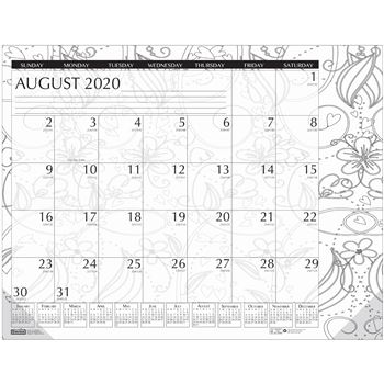 Doodle Compact Desk Pad Aug-Jul Academic, HOD18765