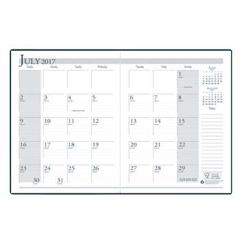 Academic Monthly Planner 14 Months Jul-Aug (3 Ea), HOD26104BN