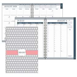 Week/Month Planner Aug-July Dots Academic Hard Cov, HOD29593