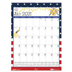 Wall Calendar Seasonal Jul-Jun Academic, HOD3395