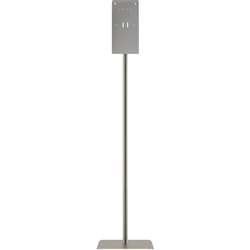 HON Hand Sanitizer Station | 54"H | Titanium Finish - HONSTANDP8T