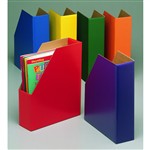 Magazine Files One Each Green Blue Orange Purple Red And Yellow By Edupress