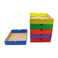 Drawers Assorted Colors Set Of 6 Storage Shelve Not Included By Edupress