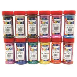 Bucket O Sand 12 Asstd Colors 1 Lb By Hygloss Products