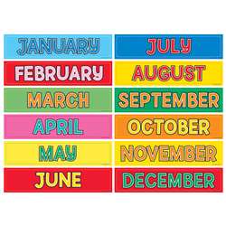 Monthly Calendar Cards 12Pk By Hygloss Products