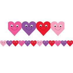 Happy Hearts Die Cut Classroom Border 12Pk By Hygloss Products
