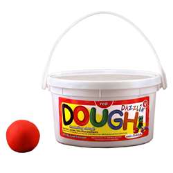 Dazzlin Dough Red 3 Lb Tub By Hygloss Products