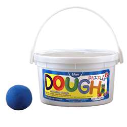 Dazzlin Dough Blue 3 Lb Tub By Hygloss Products