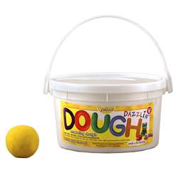Dazzlin Dough Yellow 3 Lb Tub By Hygloss Products