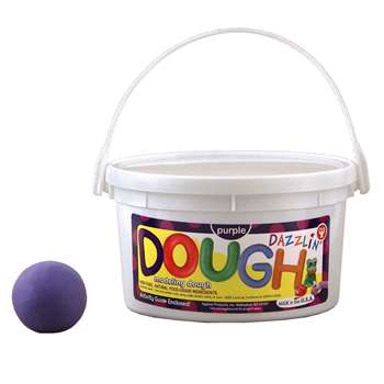 Dazzlin Dough Purple 3 Lb Tub By Hygloss Products