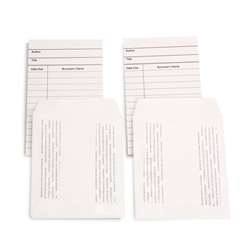 Libry Cards & Pockets Self Adhesive White 150Pk, HYG61161
