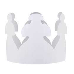 White Crowns Pack Of 24 By Hygloss Products