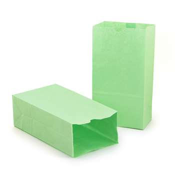 Colored Craft Bags Lime Green By Hygloss Products