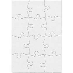 Compoz A Puzzle 55X8&quot; Rect 12Pc, HYG96213