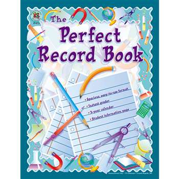 Record Book The Perfect 8 X 11 Gr K & Up By Frank Schaffer Publications