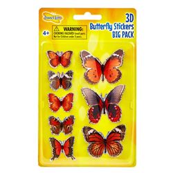 3D Butterfly Stickers Big Pack, ILP3801
