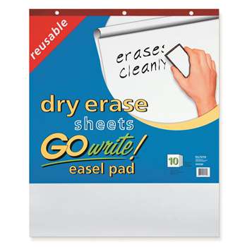 Reusable Dry Erase Easel Pad By Go Write Blazer Technology