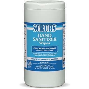 SCRUBS Hand Sanitizer Wipes - ITW90985