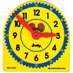 Judy Plastic Clock Class Pk 6-Pk 5 X 5 By Frank Schaffer Publications