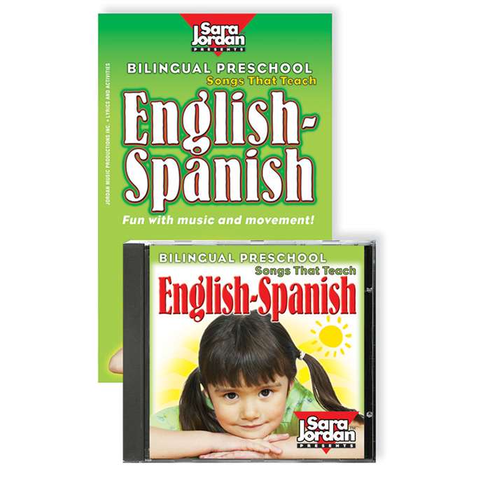 Bilingual Preschool English-Spanish Cd/Book By Sara Jordan Publishing