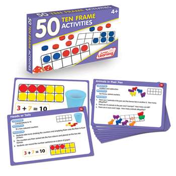 50 Ten Frame Activities, JRL321