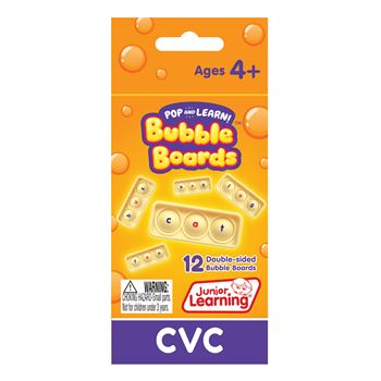 Cvc Pop And Learn Bubble Boards, JRL682