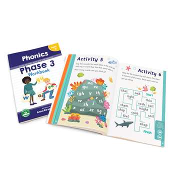 Phase 3 Phonics Workbook, JRLBB120