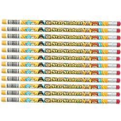 Pencils Star Student 12/Pk By Jr Moon Pencil