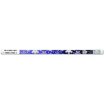 Pencils Snowflakes Glitz Asst 12/Pk By Jr Moon Pencil