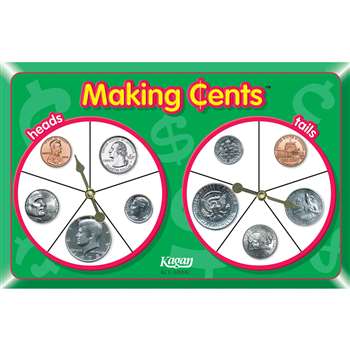 Making Cents Spinners By Kagan Publishing