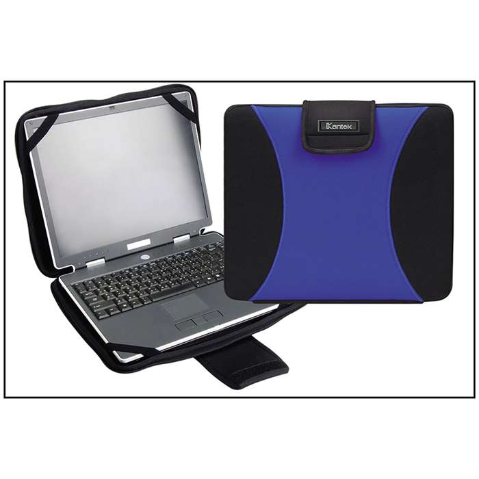Neoprene Laptop Protective Bag Blue By Kantek