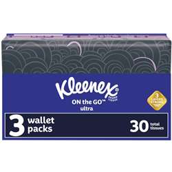 Kleenex On-the-Go Slim Wallet Pack - 30 Facial Tissue-Count - KCC35533