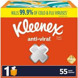 Kleenex Anti-viral Facial Tissue - KCC54505