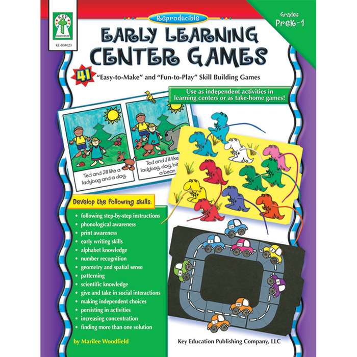 Early Learning Center Games By Carson Dellosa